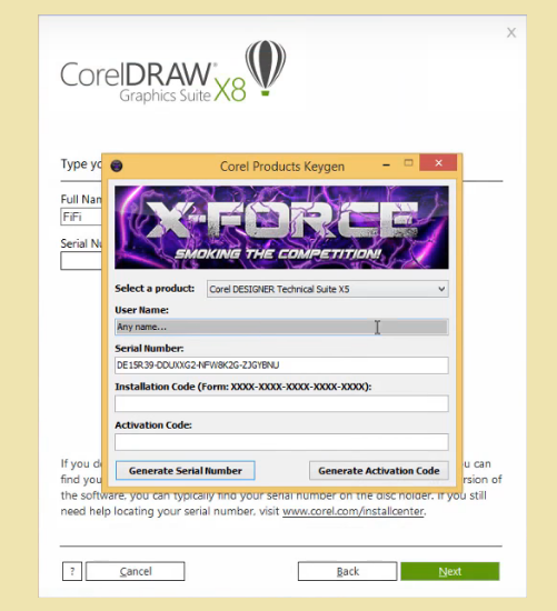Coreldraw 2018 keygen xforce free. download full